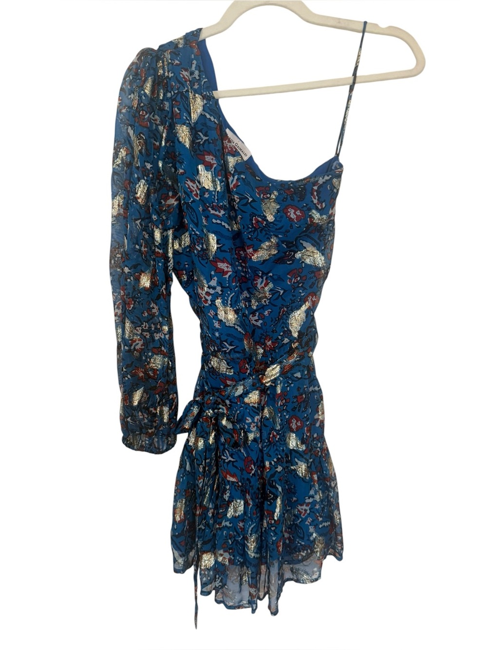 Karina Grimaldi Beautiful Blue Print Dress Size S